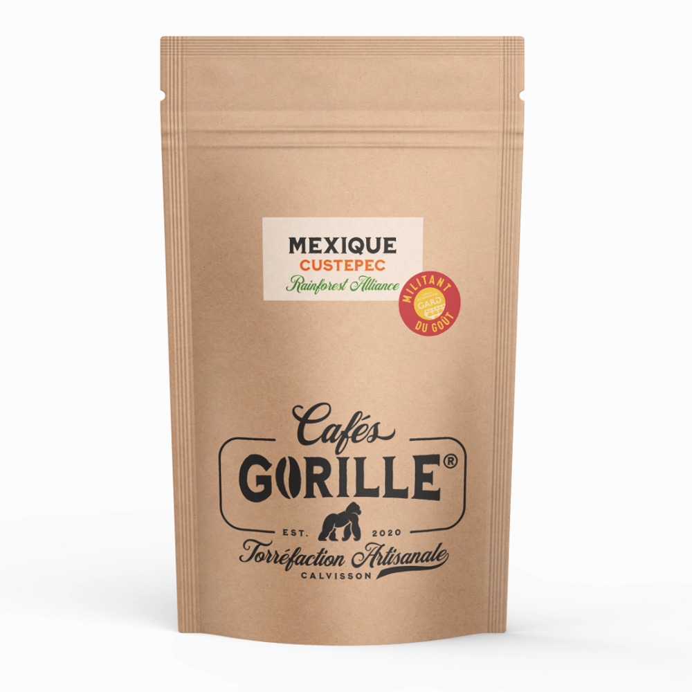Cafés-gorille-Mexique Custepec